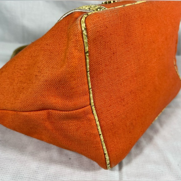 Dolce & Gabbana Snakeskin and canvas tote VGUC - Picture 8 of 15